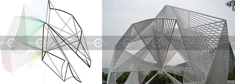 3D-qolib-dizayn-zanglamaydigan-po'latdan-haykaltarosh ishlab chiqarish 3D-mold-design-stainless-steel-sculpture-fabrication-work